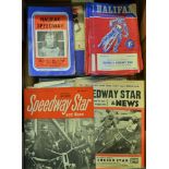 Quantity of 1960 onwards Speedway and Motorcycle racing programmes, magazines and calendars to