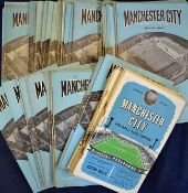 Collection of 1958-1964 Manchester City football programmes all homes, some interesting fixtures