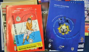 Collection of England Away programmes for the period 1966 – 2009 (incomplete run) with many