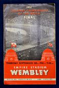 1951 Speedway Championship of The World Final Programme – held at Wembley Empire Stadium on Thursday