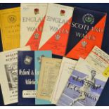 1950s Wales Rugby Union/Miscellaneous selection including 1953 Scotland v Wales, 1954 England v