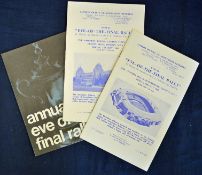 FA Cup Finals 1963, 1966, 1969 Eve of the Final Rally football programmes in very good condition (