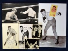 Tommy Farr British heavyweight boxing champion signed photograph together with various other