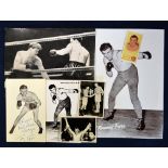 Tommy Farr British heavyweight boxing champion signed photograph together with various other