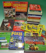 Collection of football books with a collection of The Official Miscellany Club issues by John