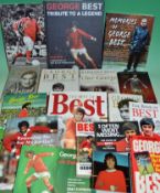 Collection of books all relating to George Best and mainly during his career with Manchester Utd.