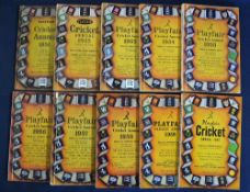 Collection of Playfair Cricket Annuals from 1951 onwards - to incl a complete run up to 1959 with