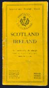 Rare 1924 Scotland v Ireland rugby programme - played at Inverleith Edinburgh 23rd February –