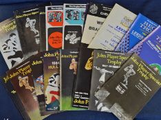 Mixed selection of 1981-92 John Player Special/ Regal Trophy Rugby League programmes including