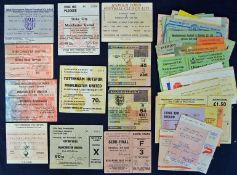 Manchester United football match tickets some homes, most aways, and mainly from 1970s but some