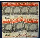 Collection of West Ham Speedway programmes from 1950 to include National League, Daily Mail National