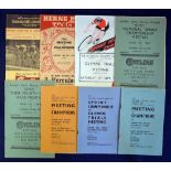 1934 and 1935 National Cyclist Union race meeting programmes all at Herne Hill to include 22nd