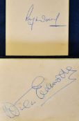 Fantastic 1957/58 Manchester United hand signed autograph album featuring players such as Dennis