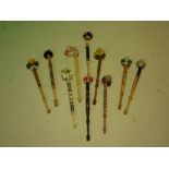 Ten Lace Bobbins