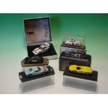 Six Collector's Models. Various makers, Audi Quattro S1 Pikes Peak; Porsche 356 coupe 1952; Ford