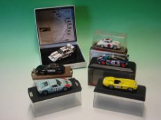 Six Collector's Models. Various makers, Audi Quattro S1 Pikes Peak; Porsche 356 coupe 1952; Ford