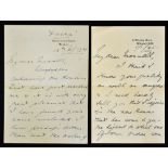 Hand Signed Viscount Waverley (John Anderson) handwritten letter to sir alexander Maxwell dated 01st