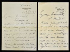 Hand Signed Viscount Waverley (John Anderson) handwritten letter to sir alexander Maxwell dated 01st