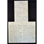Hand Signed Richard Austen Butler (RAB) handwritten letter congratulating Sir alexander Maxwell