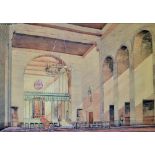 Artists Impression 1946 The Church Speke hand drawn illustrations depicting stunning concept