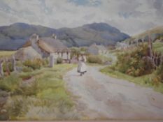 Scottish School Nr. Salen, Isle of Mull. Watercolour on paper 10"x 14"