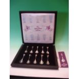 The Queen's Beasts Silver Spoons by Toye, Kenning and Spencer. Limited edition set No. 1112 /