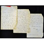 Music/Entertainment Hand written letter from Alvin Gibbs (UK Subs) 5 sided hand written letter