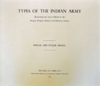 Military History 'Types of The Indian Army Book 1964 Illustrating the races often listed in the