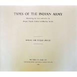 Military History 'Types of The Indian Army Book 1964 Illustrating the races often listed in the