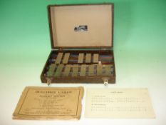 A Small Glockenspiel "Premier Dulcimer" with music cards. Circa 1950s