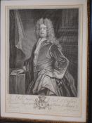 George Vertue after Thomas Gibson. Engraving The Rt. Hon. Edward the Earl of Orford Viscount