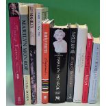 Selection of Marilyn Monroe related Books consisting of 'Fragments: poems, intimate notes, letters