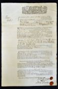 1798 Bastardy Payment Order made by John Andrews & John Swete J.P. against Henry Maddick yeoman of