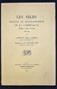 Book 'Les Sikhs' on the Sikh in French published 1933 one of the first complete books on the Sikh