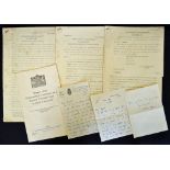 Crime and Punishment Handwritten Letter signed by Theobald Mathews on Official Public Prosecutor's