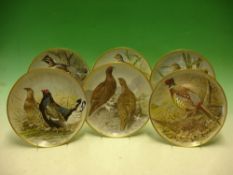 Six Collector's Plates. Game Birds of the World by Basil Ede