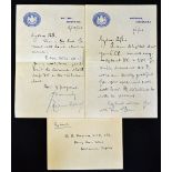 Hand Signed Herbert Morrison handwritten letter from the Home Secretary on Home Secretary letterhead