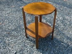 An Oak Two Tier Occasional Table