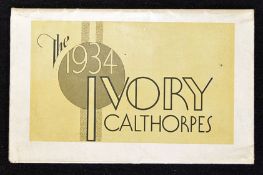 1934 Calthorpe Motorcycles Birmingham Sales Catalogue featuring a very fine fold out sales catalogue