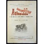 Interesting 1898 Motor Car Monthly Magazine 'La Locomotion Automobile' dated 3rd March consisting of