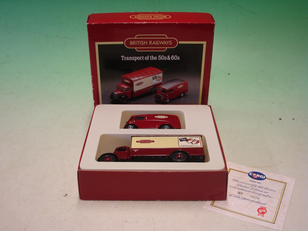 Corgi Toys. A boxed set, British Railways Transport of the 50s & 60s
