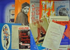 Quantity of 1950-60s Theatrical and Orchestral programmes including a large variety of