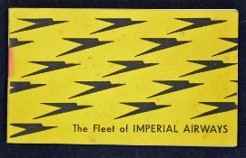 1932 The Fleet Of Imperial Airways Handbook an interesting 20 page publication by Imperial
