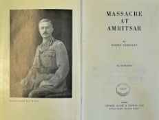 1963 'Amritsar Massacre' Book by Rupert Furneaux having Withdrawn Ex Library copy stamped to the