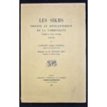 Book 'Les Sikhs' on the Sikh in French published 1933 one of the first complete books on the Sikh