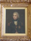 Manner of Lemuel Francis Abbott 1760-1803 Horatio Lord Nelson, half length, in Rear Admiral's