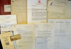Interesting Archive for the Property of Sir Alexander Maxwell to consist of hand signed hand written