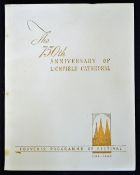 Lichfield Souvenir Programme of the Festival June 1945 in celebration of the 750th Anniversary of