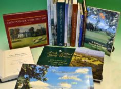 Irish Golf Club Centenary History books (16) - to incl signed - "A Century of Golf at Carlow-from