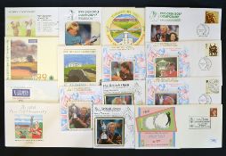 Collection of Golf Open Championship postal covers from 1990-1999 (33) to incl 2x St Andrews 1990,